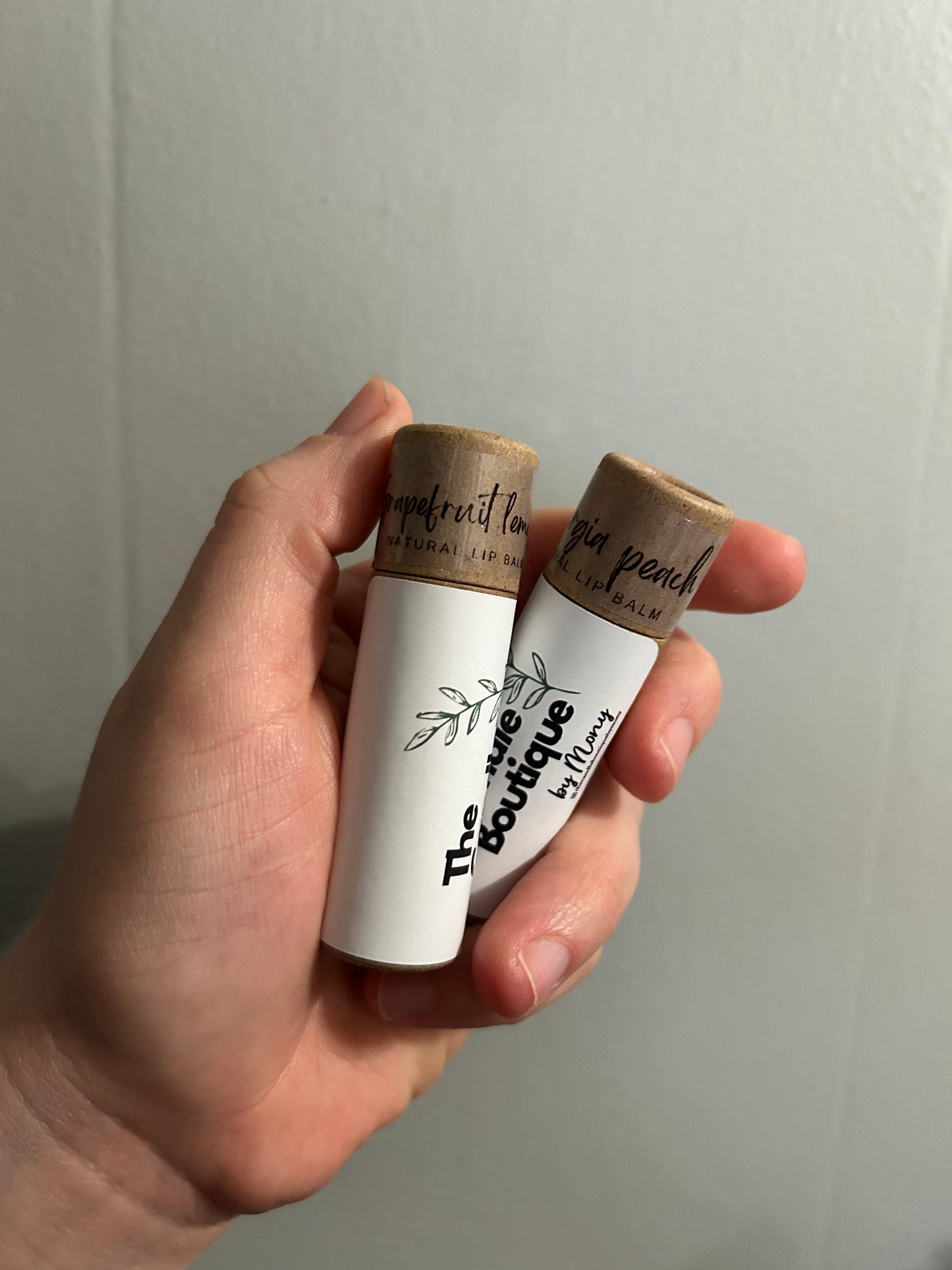 Natural lip balms