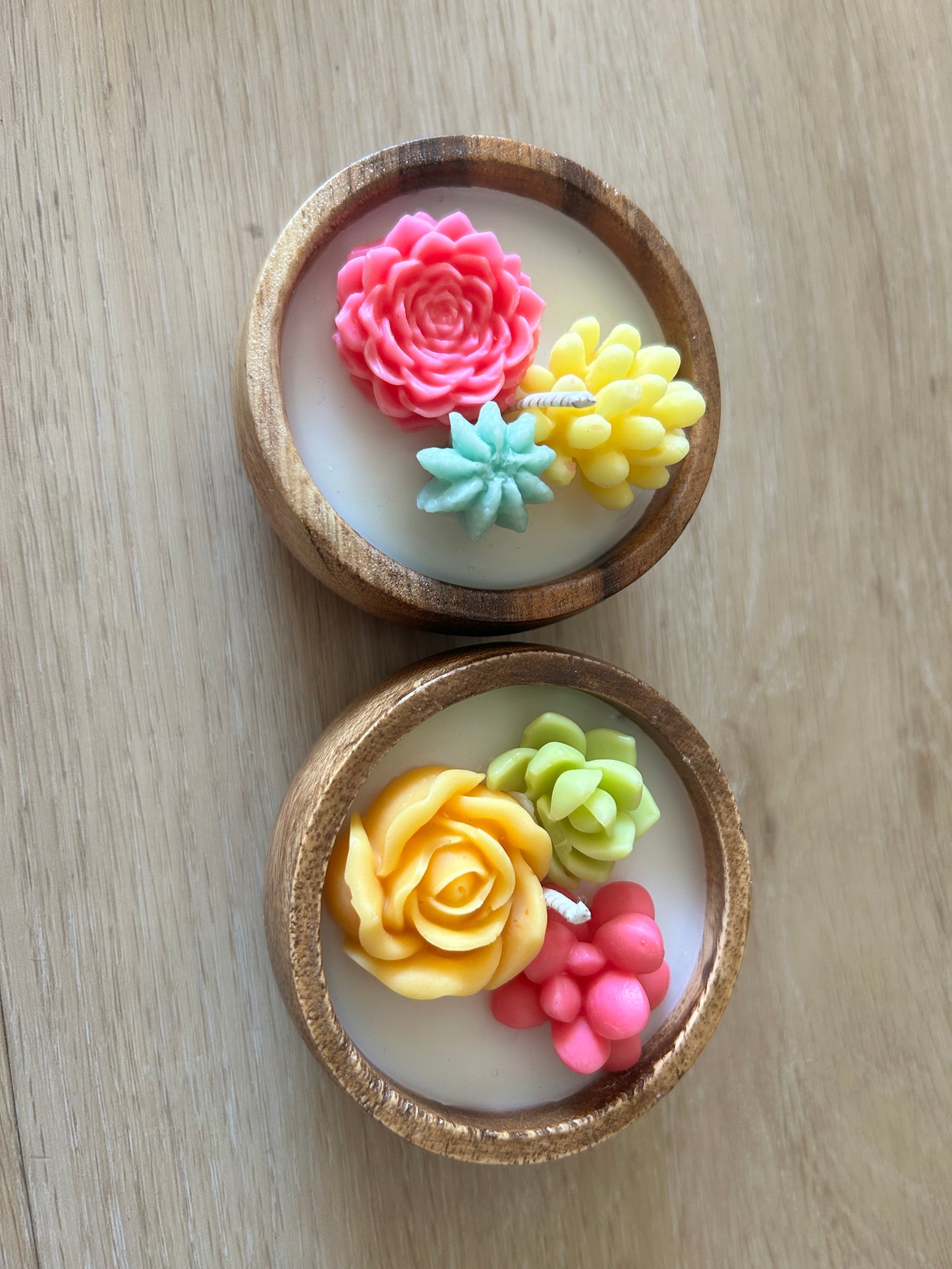 Wooden Tealight Candle
